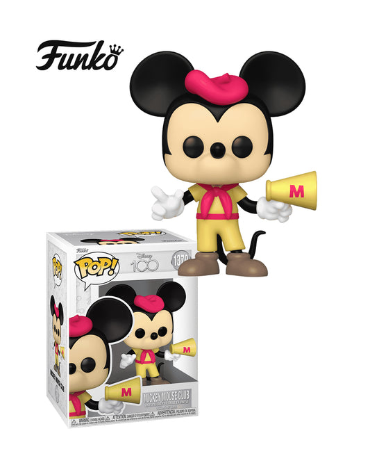 Figura Funko Pop! Disney 100 Mickey Mouse Club #1379 en caja, edición especial celebrando los 100 años de Mickey Mouse, disponible en Figuras Chile.