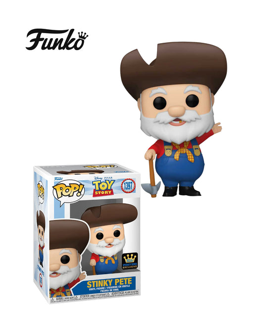Figura Funko Pop! Toy Story Stinky Pete #1397 en caja, personaje del villano de Toy Story 2, edición coleccionable disponible en Figuras Chile.