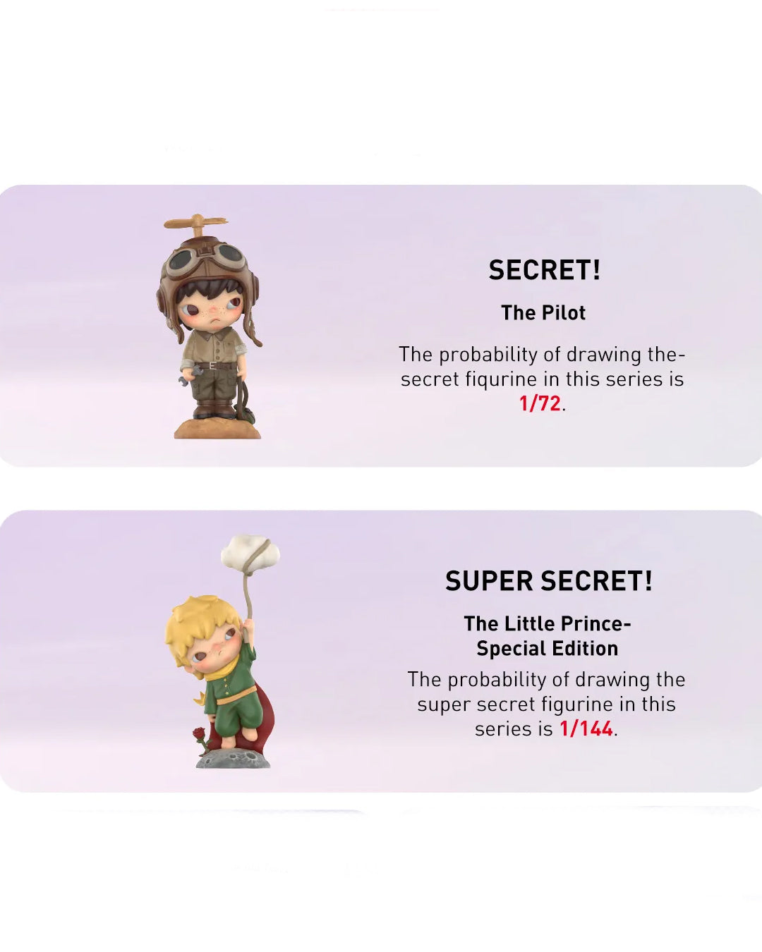Figura POP MART Hirono x Le Petit Prince Series – pieza artística de colección con acabado premium, inspirada en El Principito; disponible en figuraschile.com